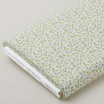 Willoughby - Tiny Leaves White 8 Yard Bolt