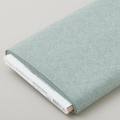 Willoughby - Floral Outline Blue 8 Yard Bolt