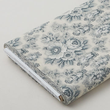 Dark & Stormy - Large Floral Cream 8 Yard Bolt