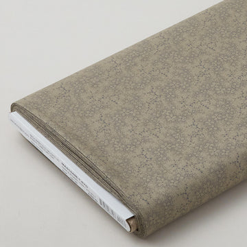 Dark & Stormy - Dot Flower Taupe 8 Yard Bolt
