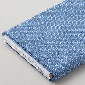 Patchwork Blue - Dashed Texture Blue 8 Yard Bolt