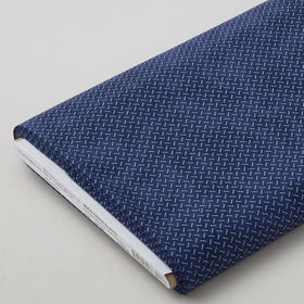 Patchwork Blue - Dashed Texture Navy 8 Yard Bolt