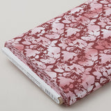 Rustle - Watercolor Leaves Maroon 8 Yard Bolt