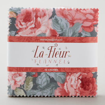 La Fleur Flannel Charm Pack