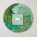 Java Batiks Green Favorites Charm Pack