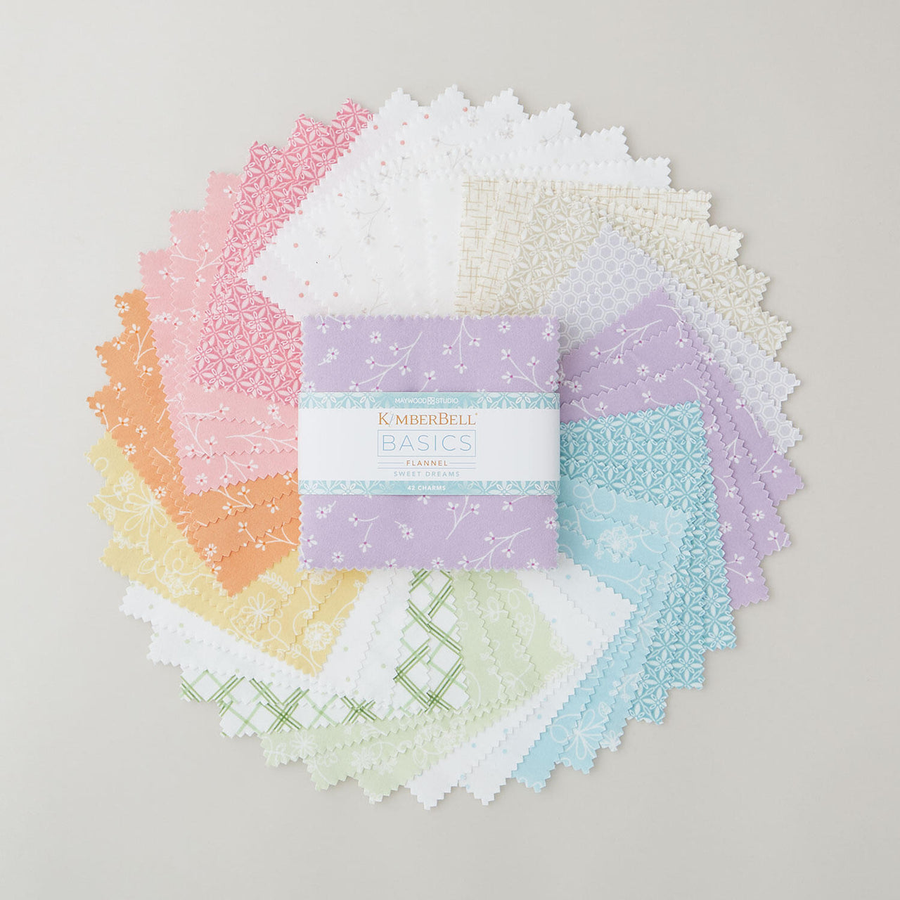 Kimberbell Basics Flannel - Sweet Dreams Charm Pack