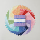 Kimberbell Basics Flannel - Rainbow Wishes Charm Pack