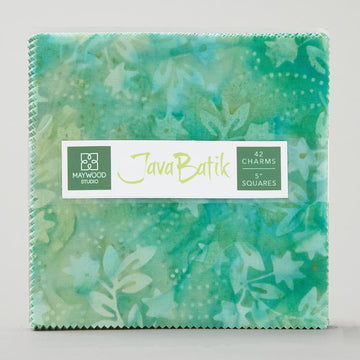 Java Batiks Green Charm Pack