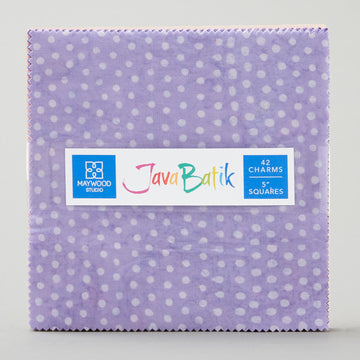 Java Batiks Rainbow Dots Charm Pack