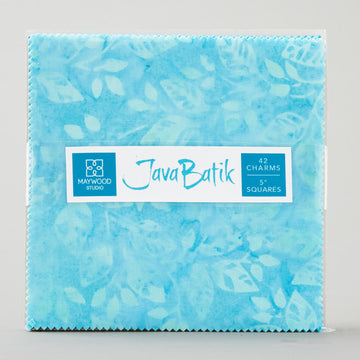 Java Batiks Turquoise Charm Pack