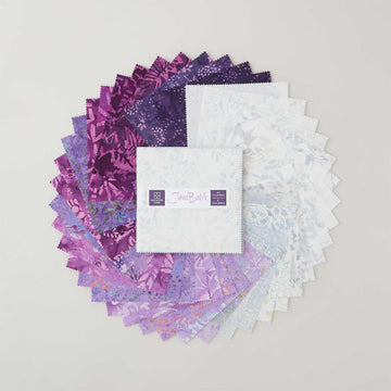Java Batiks Ultraviolet Charm Pack