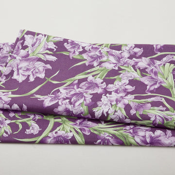 Garden Pride - Focal Floral Purple 2 Yard Cut