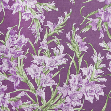 Garden Pride - Focal Floral Purple 2 Yard Cut