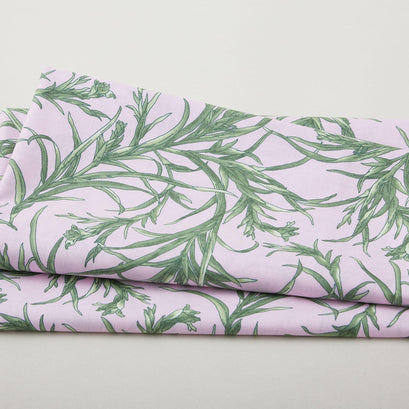 Garden Pride - Elegant Leaves Pink 2 Yard Cut