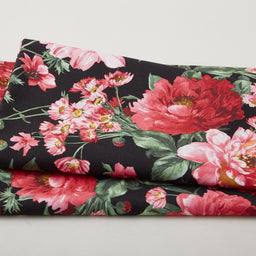 Prose Favorites - Focal Floral Black 2 Yard Cut