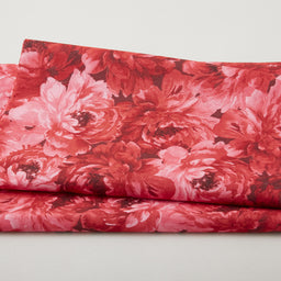 Prose Favorites - Packed Flowers Red 2 Yard Cut
