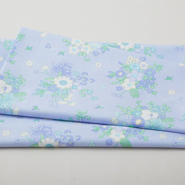 Sunlit Blooms - Bouquets Blue 2 Yard Cut