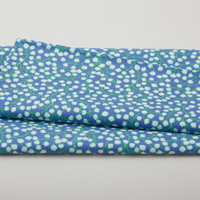 Sunlit Blooms - Vine Blue 2 Yard Cut