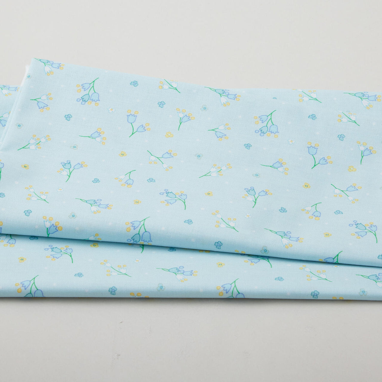 Sunlit Blooms - Tiny Flowers Pale Aqua 2 Yard Cut