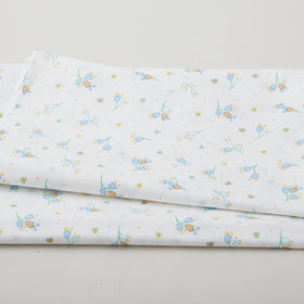Sunlit Blooms - Tiny Flowers White 2 Yard Cut