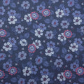 Carnaby Street - Bouquets Navy 2 Yard Cut