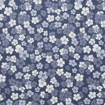 Carnaby Street - Flower Petals Navy 2 Yard Cut