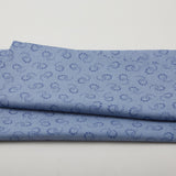 Carnaby Street - Swirls Blue 2 Yard Cut