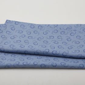 Carnaby Street - Swirls Blue 2 Yard Cut