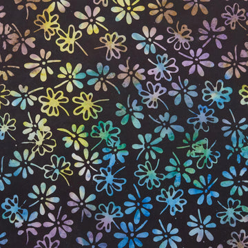 Java Batiks - Daisy Spring Nights Multi 2 Yard Cut