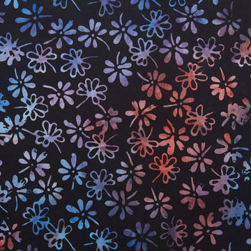 Java Batiks - Daisy Summer Nights Multi 2 Yard Cut