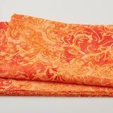 Java Batiks - Orange Scroll Orange 2 Yard Cut