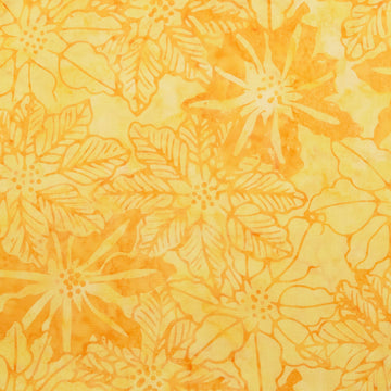 Java Batiks - Canary Bloom Yellow 2 Yard Cut