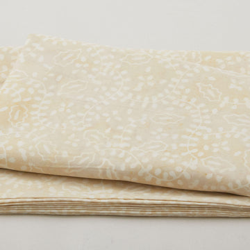 Java Batiks - Trailing Vines Tan 3 Yard Cut