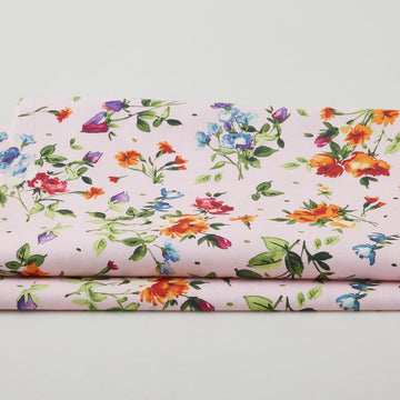 Bloom On Favorites - Spaced Floral Pink 2 Yard Cut