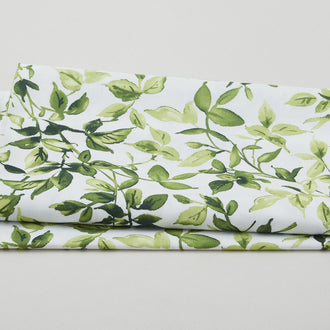 Bloom On Favorites - Leaves Ultra White 2 Yard Cut