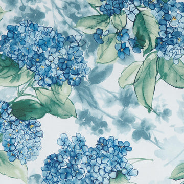 Watercolor Hydrangeas Favorites - Hydrangeas Blue 2 Yard Cut
