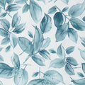 Watercolor Hydrangeas Favorites - Leaves Blue/Teal 2 Yard Cut