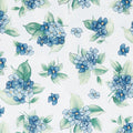 Watercolor Hydrangeas Favorites - Hydrangea Posy Blue 2 Yard Cut