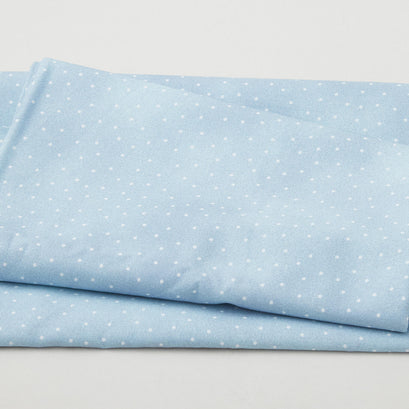 Watercolor Hydrangeas Favorites - Scatter Dot Teal 2 Yard Cut