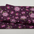Amour Favorites - Stylized Floral Deep Plum 2 Yard Cuts