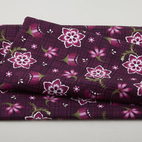 Amour Favorites - Stylized Floral Deep Plum 2 Yard Cuts