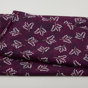 Amour Favorites - Sprigs Deep Plum 2 Yard Cuts