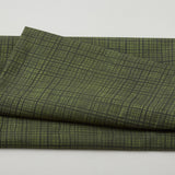 Amour Favorites - Plaid Texture Dark Green 2 Yard Cuts