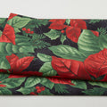 Evergreen Bows Favorites - Poinsettia Black 2 Yard Cuts