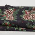 Evergreen Bows Favorites - Pinecone Black 2 Yard Cuts