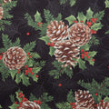 Evergreen Bows Favorites - Pinecone Black 2 Yard Cuts