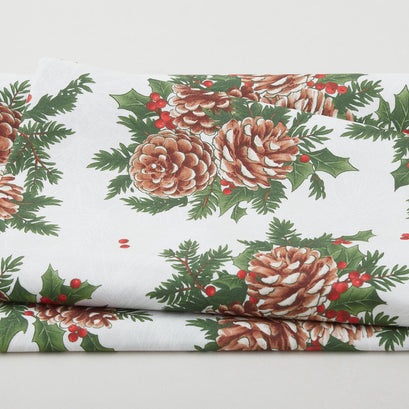Evergreen Bows Favorites - Pinecone Grey 2 Yard Cuts