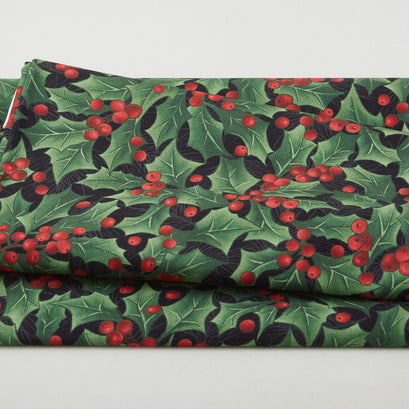 Evergreen Bows Favorites - Holly Black 2 Yard Cuts