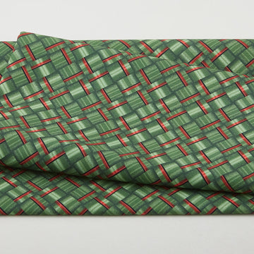 Evergreen Bows Favorites - Bias Plaid Green 2 Yard Cuts