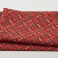 Evergreen Bows Favorites - Bias Plaid Red 2 Yard Cuts